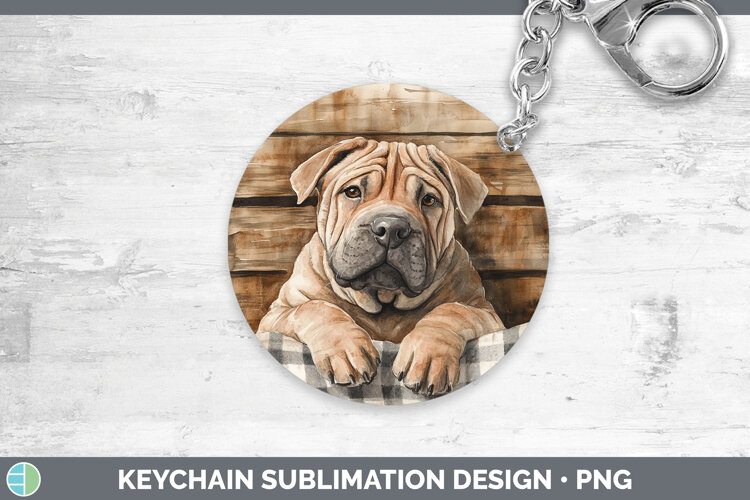 GorgeousDogs 01 Flannel Keychain design.