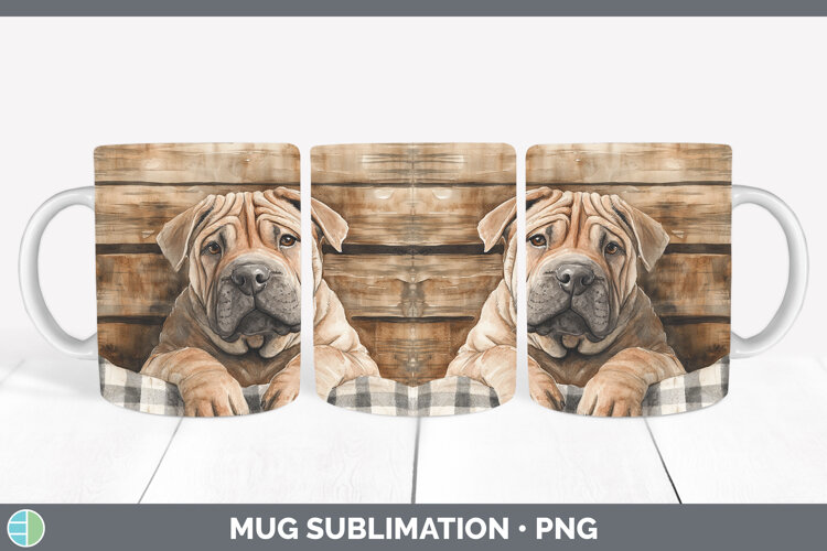 GorgeousDogs 01 Flannel Mug Wrap design.
