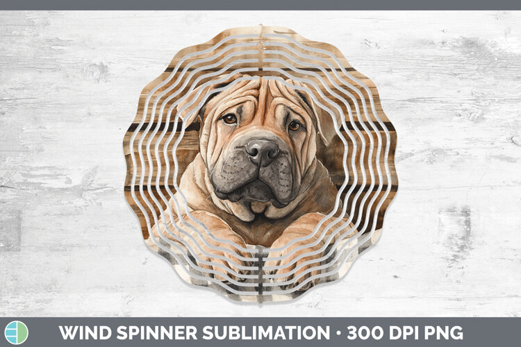 GorgeousDogs 01 Flannel Wind Spinner design.