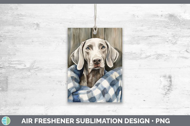 Dogs 01 Flannel Weimaraner Air Freshener Sublimation Car Fre