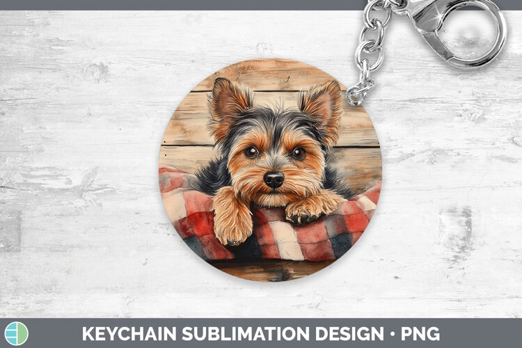 GorgeousDogs 01 Flannel Keychain design.