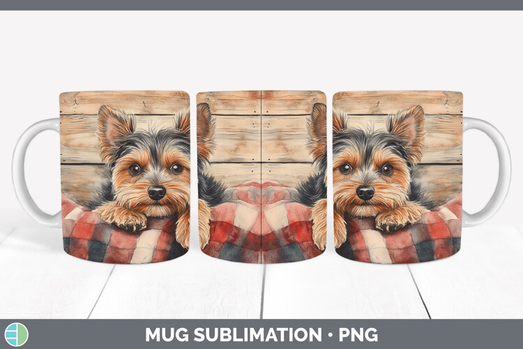 GorgeousDogs 01 Flannel Mug Wrap design.