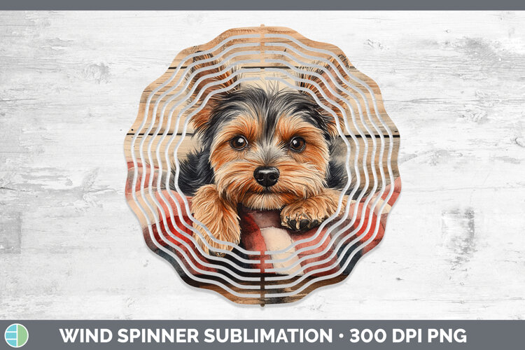 GorgeousDogs 01 Flannel Wind Spinner design.