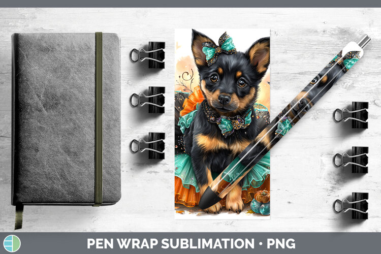 GorgeousDogs 01 Halloween Pen Wrap design.