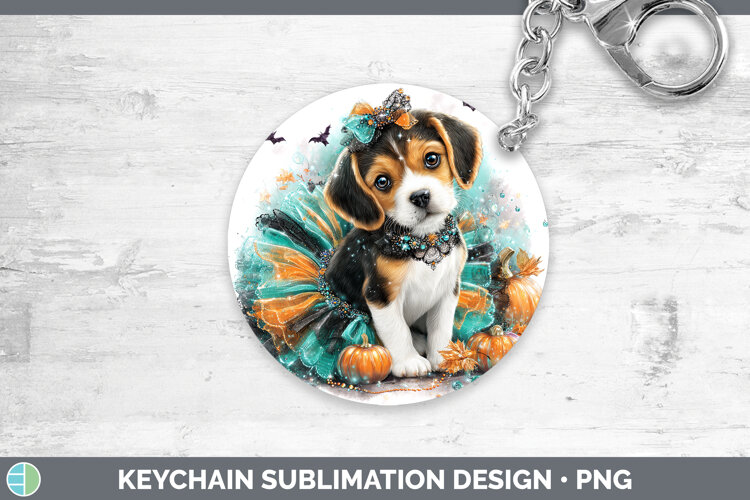 GorgeousDogs 01 Halloween Keychain design.