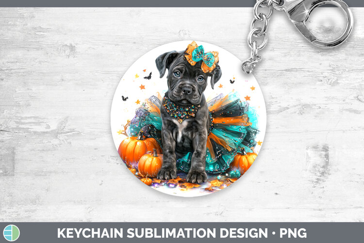 GorgeousDogs 01 Halloween Keychain design.
