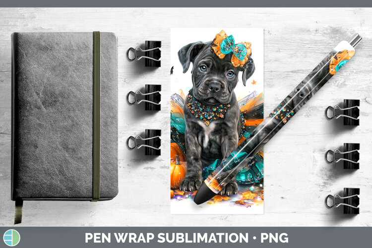 GorgeousDogs 01 Halloween Pen Wrap design.