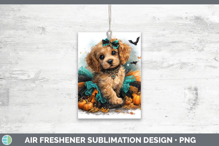 Dogs 01 Halloween Cocker Spaniel Air Freshener Sublimation C