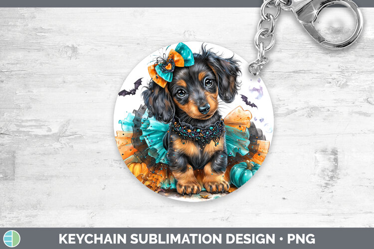 GorgeousDogs 01 Halloween Keychain design.