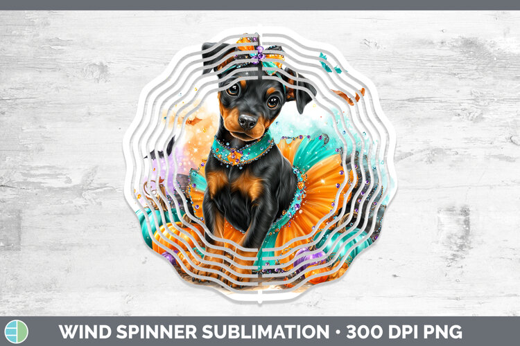 GorgeousDogs 01 Halloween Wind Spinner design.