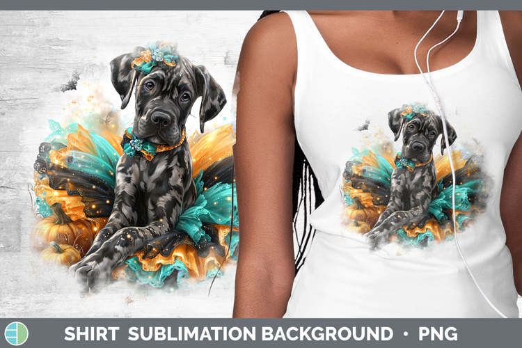 Dogs 01 Halloween Great Dane Shirt Sublimation Background De