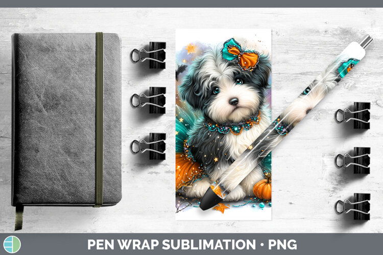 GorgeousDogs 01 Halloween Pen Wrap design.