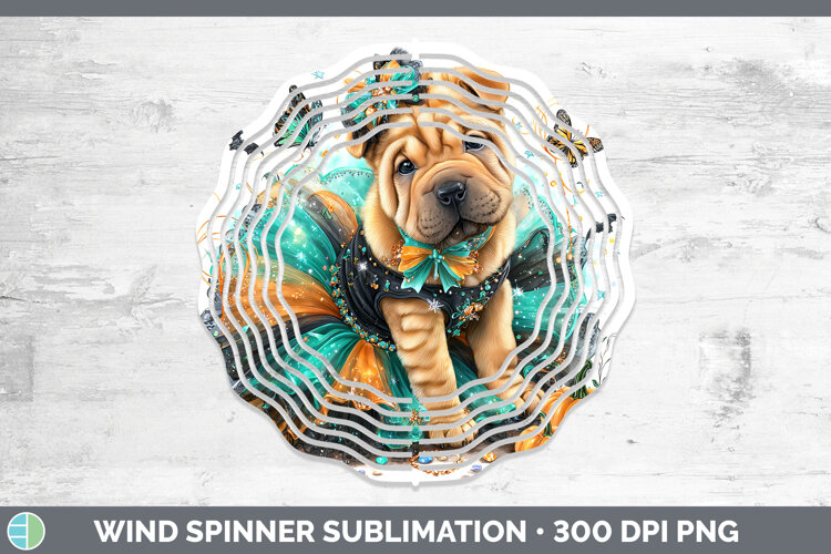GorgeousDogs 01 Halloween Wind Spinner design.