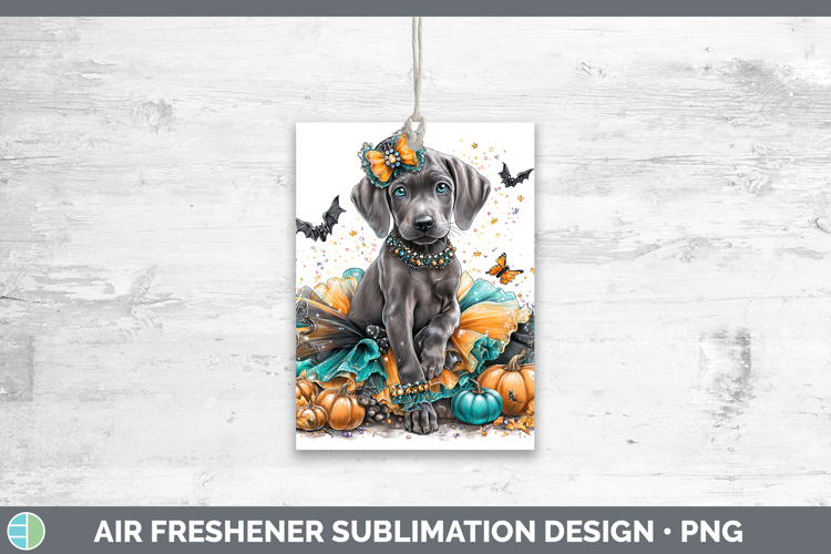 Dogs 01 Halloween Weimaraner Air Freshener Sublimation Car F