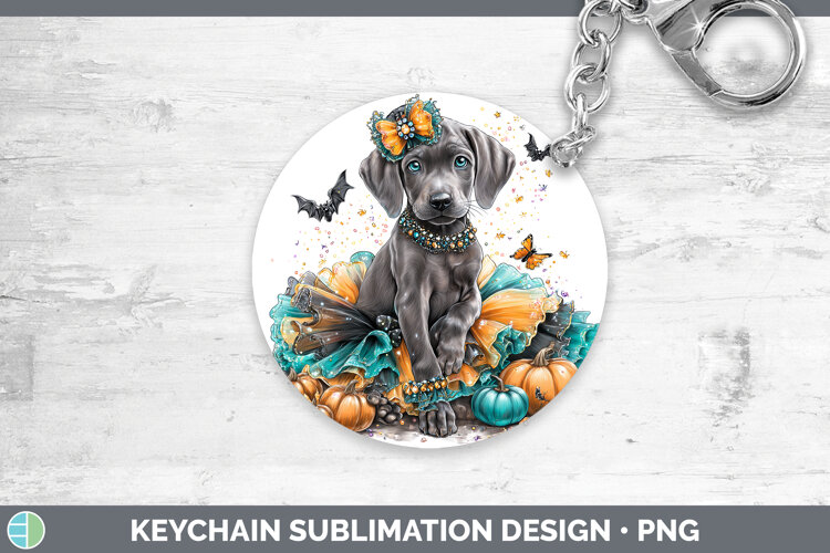 GorgeousDogs 01 Halloween Keychain design.