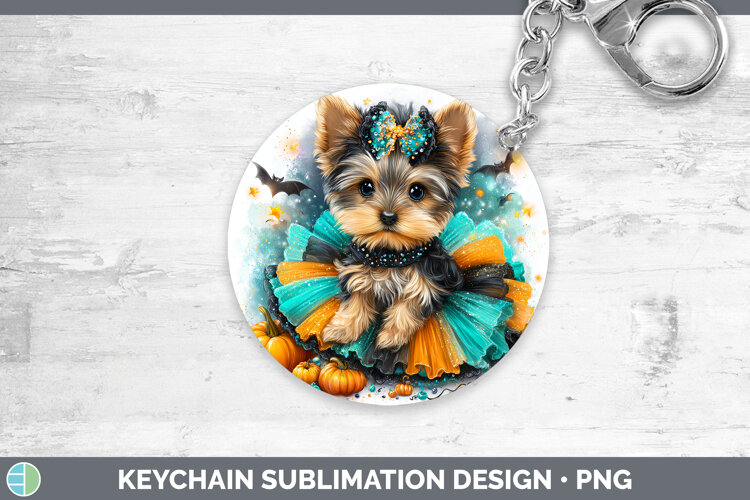 GorgeousDogs 01 Halloween Keychain design.