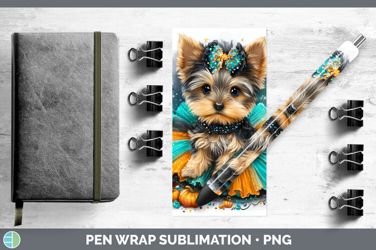 GorgeousDogs 01 Halloween Pen Wrap design.