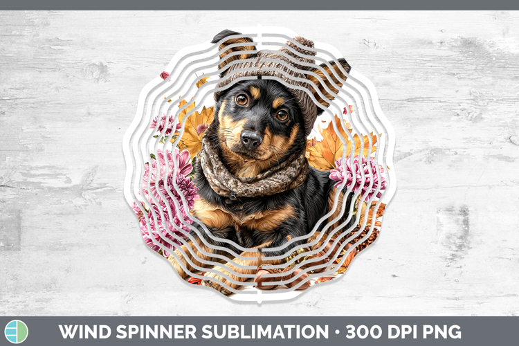 Australian Kelpie Dogs 01 Knit Hat Wind Spinner Sublimation