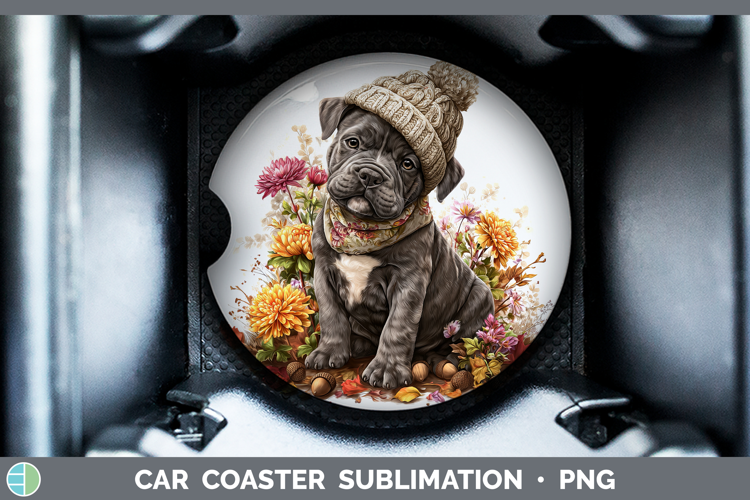Cane Corso Dogs 01 Knit Hat Car Coaster Sublimation Design