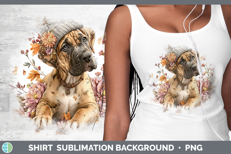 Great Dane Dogs 01 Knit Hat Shirt Sublimation Design
