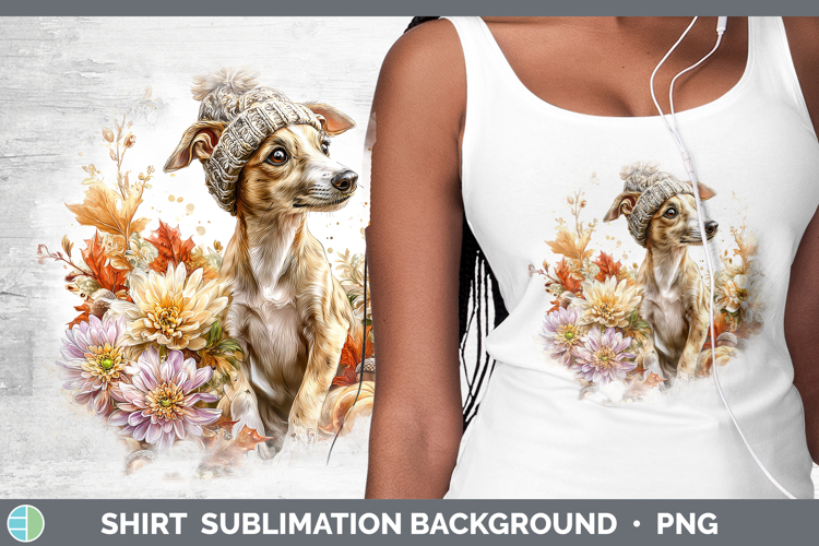 Greyhound Dogs 01 Knit Hat Shirt Sublimation Design