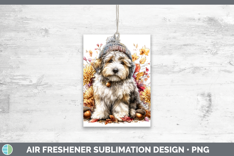 Old English Sheepdog Dogs 01 Knit Hat Air Freshener Sublimat
