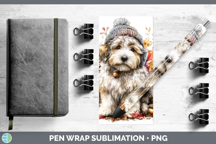 GorgeousDogs 01 Knit Hat Pen Wrap design.
