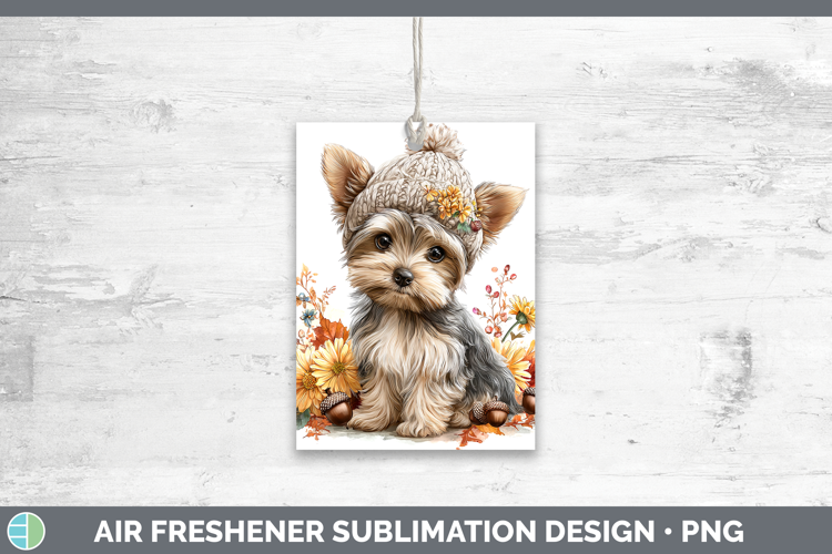 Yorkshire Terrier Dogs 01 Knit Hat Air Freshener Sublimation