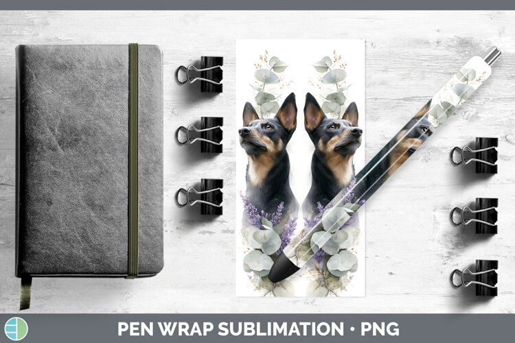 GorgeousDogs 01 Lavender and Eucalyptus Pen Wrap design.
