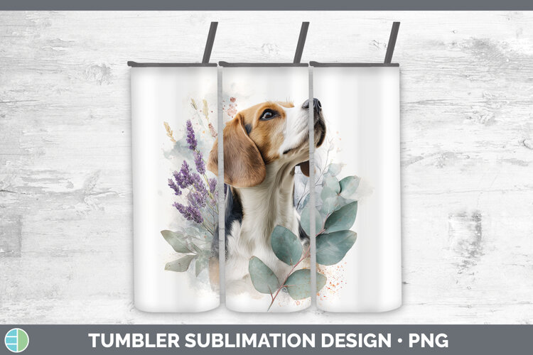 GorgeousDogs 01 Lavender and Eucalyptus Tumbler design.
