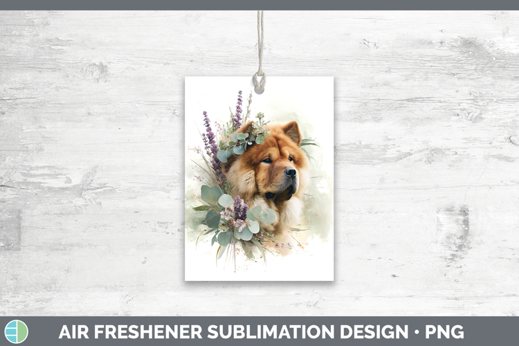 Chow Chow Dogs 01 Lavender and Eucalyptus Air Freshener Subl