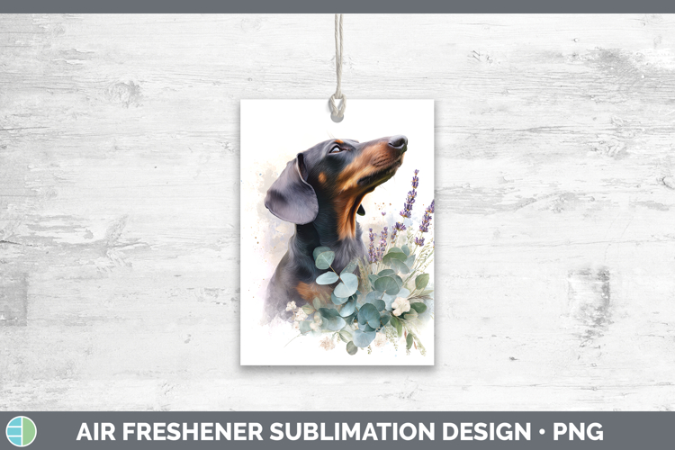Dachshund Dogs 01 Lavender and Eucalyptus Air Freshener Subl