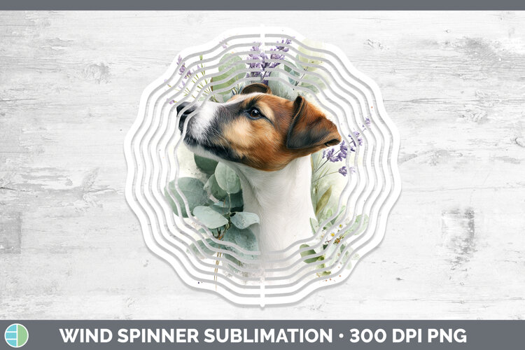 GorgeousDogs 01 Lavender and Eucalyptus Wind Spinner design.