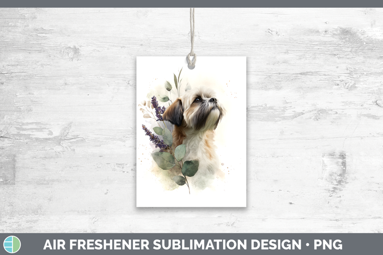 Lhasa Apso Dogs 01 Lavender and Eucalyptus Air Freshener Sub