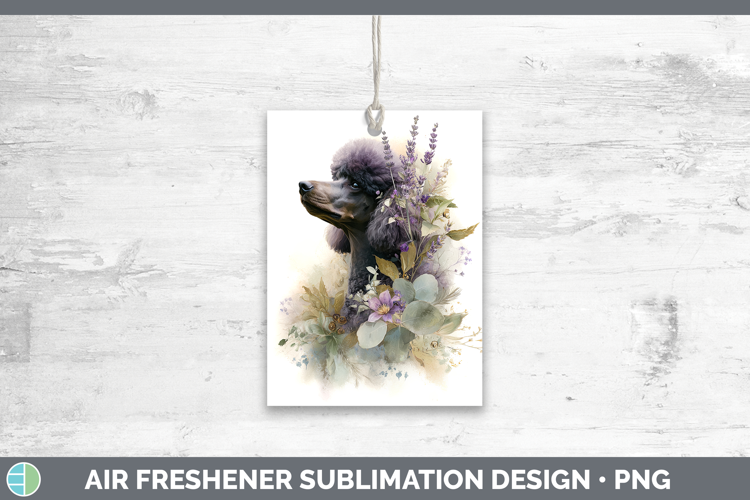 Poodle Dogs 01 Lavender and Eucalyptus Air Freshener Sublima
