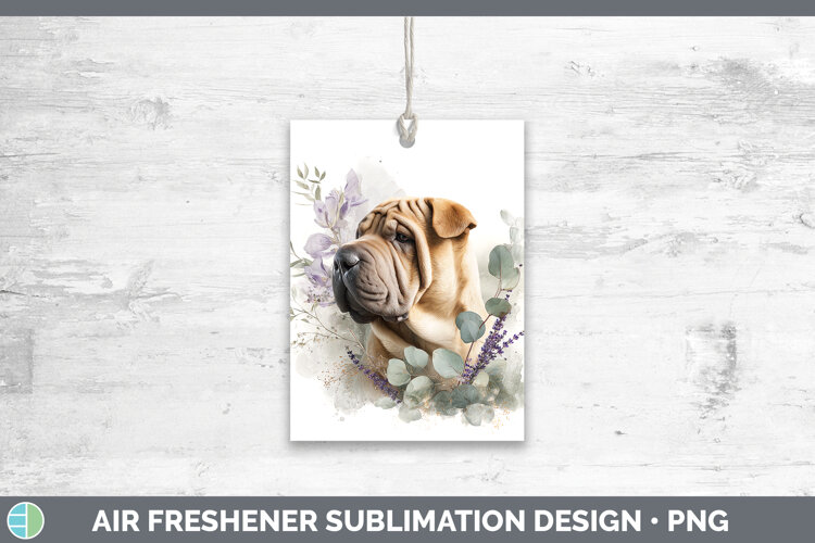 GorgeousDogs 01 Lavender and Eucalyptus Air Freshener design.