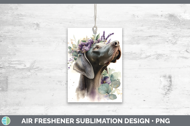 Weimaraner Dogs 01 Lavender and Eucalyptus Air Freshener Sub
