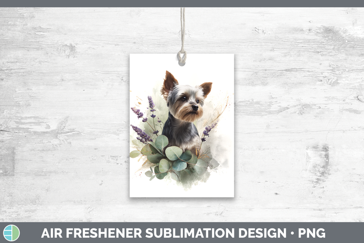Yorkshire Terrier Dogs 01 Lavender and Eucalyptus Air Freshe