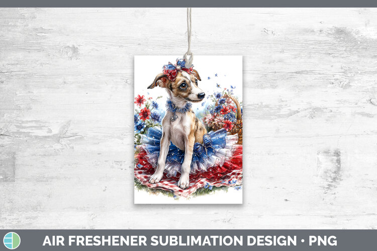 GorgeousDogs 01 Patriotic Air Freshener design.