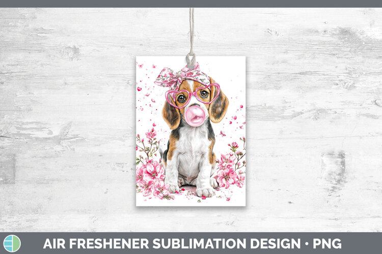 GorgeousDogs 01 Pink Bubble Gum Air Freshener design.