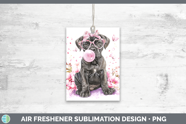 Cane Corso Dogs 01 Pink Bubble Gum Air Freshener Sublimation