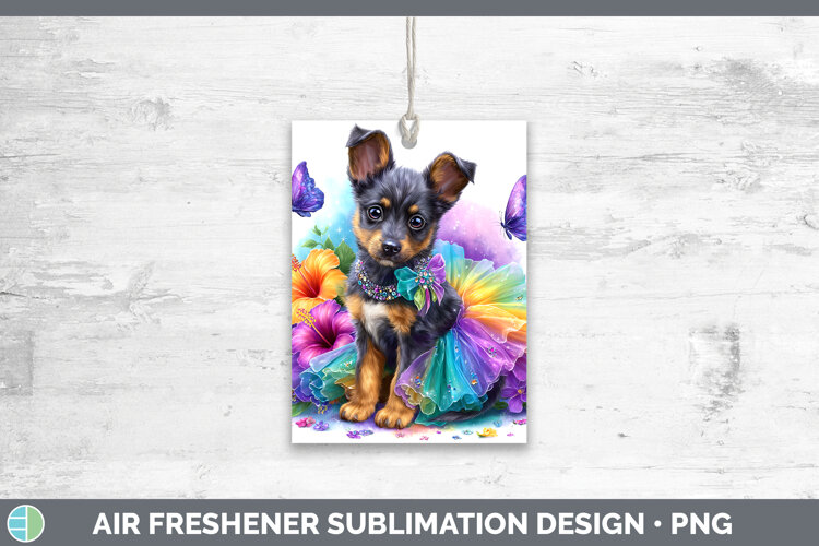 GorgeousDogs 01 Rainbow Summer Air Freshener design.