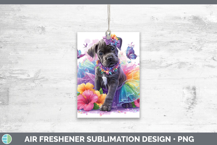 GorgeousDogs 01 Rainbow Summer Air Freshener design.