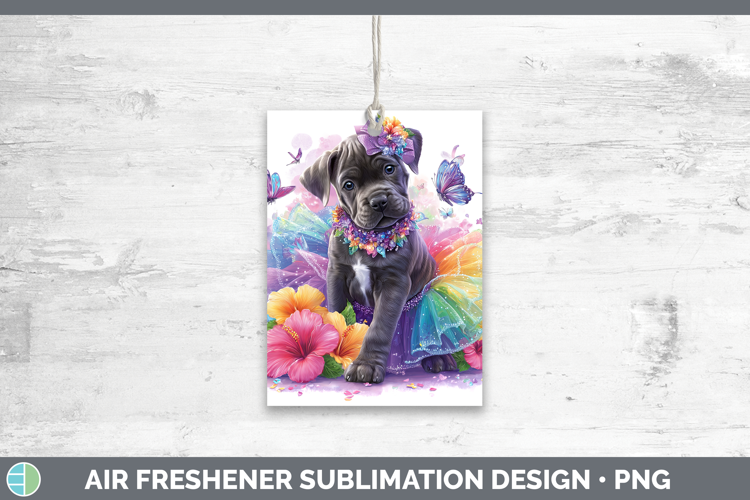 Dogs 01 Rainbow Summer Cane Corso Air Freshener Sublimation