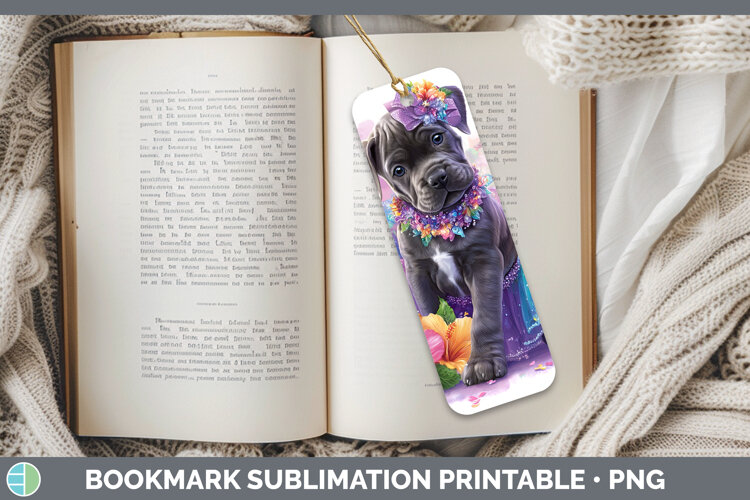 GorgeousDogs 01 Rainbow Summer Bookmark design.