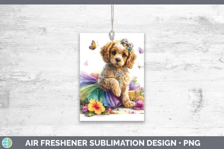 GorgeousDogs 01 Rainbow Summer Air Freshener design.