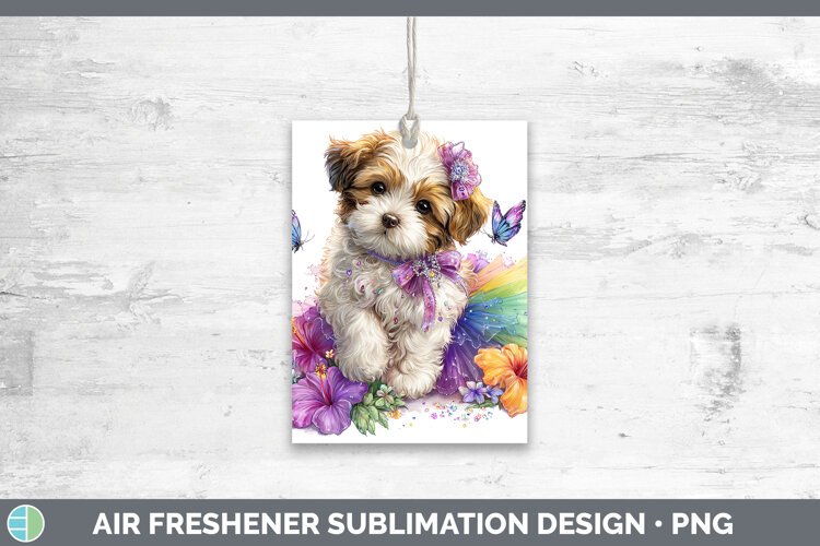 GorgeousDogs 01 Rainbow Summer Air Freshener design.