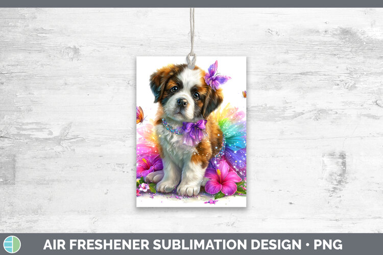 GorgeousDogs 01 Rainbow Summer Air Freshener design.