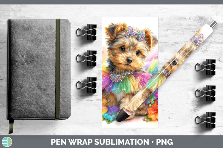 GorgeousDogs 01 Rainbow Summer Pen Wrap design.