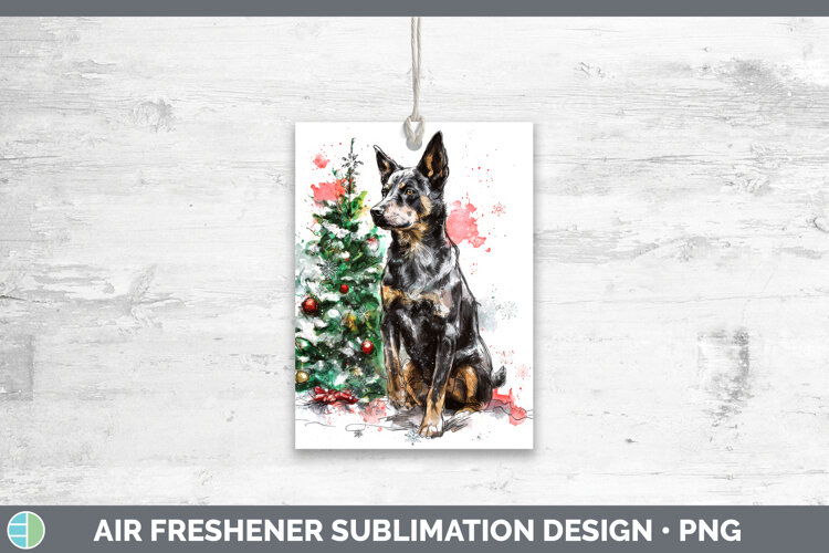 GorgeousDogs 01 Splash Christmas Air Freshener design.